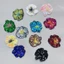 PYCOU Hoa Táo, Hạt Handmade Kích Thước Lớn May Trên Miếng Dán, Thời Trang Một Lớp DIY Nhiều Màu Sắc Kim Sa Lấp Lánh Sửa Chữa Lỗ Đính Chất Liệu Phụ Trợ