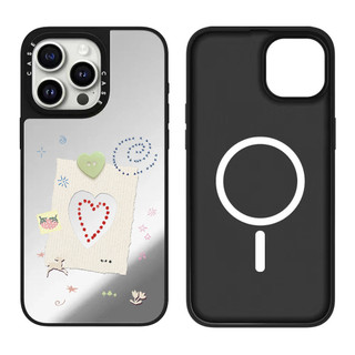 Ốp điện thoại cứng hình trái tim tình yêu dâu tây từ tính cho iPhone 17 Pro Max 17 Air 16 Plus 15 14 13 12 11 Vỏ chống sốc