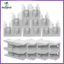 10 Chiếc Nhựa Cửa Tắm Hướng Dẫn Thay Thế Cửa Trượt Đáy Theo Dõi Cản Màu Xám zhenghtr