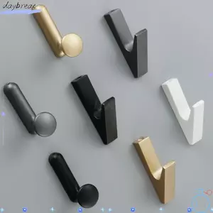 Móc lưu trữ DAYBREAK, Móc treo tường chống nước bằng kim loại, Móc treo khăn dính chắc chắn tự dính bền bỉ tại nhà