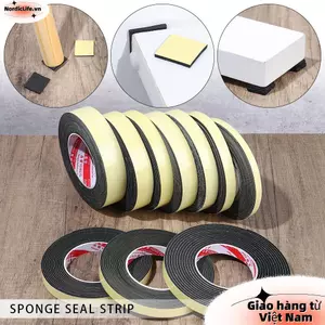 NORDICLIFE 1 Cái Dải Con Dấu Phòng Tắm Nhà Bếp Chống Thấm Nước Thời Tiết Tước Cửa Sổ Bọt Biển