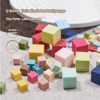 Baoshiman Nail Art Mini Tofu Block Pat Pat Keo Bọt Biển Với Grab Set Gradient Smudge Sponge Kim Loại Lấy Dụng Cụ Làm Móng Tay Cho Tiệm Móng Tay