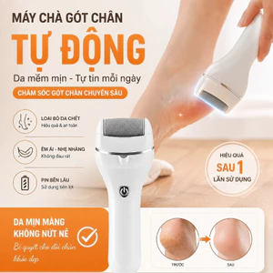 Máy Chà Gót Chân Tự Động, Độ Tẩy Tế Bào Da Chết,Đế giày trơn nhẵn giúp giảm nguy cơ nhiễm nấm