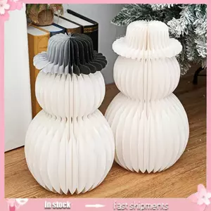 YOI Giấy Bền Thủ Công Người Tuyết Trung Tâm Để Trang Trí Lễ Hội Mùa Đông Giáng Sinh