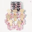 14 Chiếc Satin Scrunchie Buộc Tóc Cho Đám Cưới Kính Mắt Giá Đỡ Màu Trơn Hình Trái Tim Kính Mát Cưới Khách Lụa Scrunchie Kính Mắt