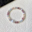 {Bướm Sương Tìm Hoa} Vòng Tay Đính Hạt Opal Chalcedony Trung Quốc Mới Tinh Tế Retro Trắng Dâu Pha Lê Vòng Tay Nữ