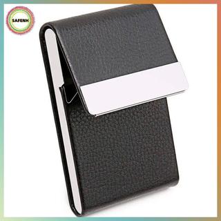 Hộp đựng danh thiếp bằng da Pu di động SAFENH có nhiều màu phù hợp VN