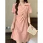 Đầm mm béo cỡ lớn mùa hè Phong cách Trung Quốc mới cải tiến Vỏ sườn xám bụng Ôm hơn Váy trung dài