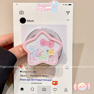 Ốp Lưng Cho Samsung A17 A07 A56 A36 A16 A26 A05 A06 A15 A05 A50 A03 A54 A55 Sweet Star Stand Bowknot Bracelet Bìa mềm