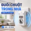 Máy đuổi chuột gián muỗi bằng sóng siêu âm đa tần, cắm điện không hóa chất, dùng cho nhà bếp phòng ngủ kho