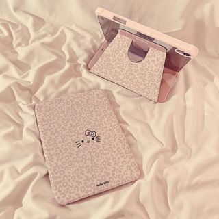 Pink Leopard Print kittyipadA16 Máy tính bảng 10 / 9 / 8 Thế hệ air6 / 5 Vỏ bảo vệ pro37 cm MINI7 Vỏ bảo vệ 26.3.22