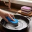 Mới 3 Cái / bộ Dày Mật Độ Cao Làm Sạch Nhà Bếp Bọt Biển Lau Có Thể Tái Sử Dụng Bền Bọt Biển Rửa Bát
