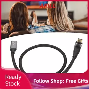 apill SENECESLI USB C 3.1 Cáp nối dài từ đực sang cái cho sàn hơi 90 độ góc phải PD100W Sạc nhanh 10Gbps 4K ở 60Hz Video HD
