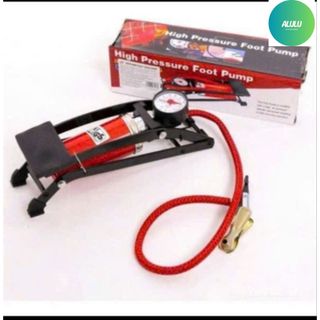 Bơm Chân Mini Tiện Lợi Đa Năng Có Đồng Hồ Đo Áp Suất – Bơm Xe Máy, Xe Đạp, Ô Tô, Bóng