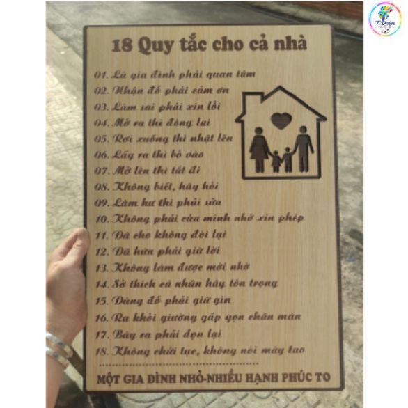 Tranh treo tường gia đình ý nghĩa fomex cung 5mm, nhiều kích thước lựa chọn cho không gian sống thêm ấm áp.