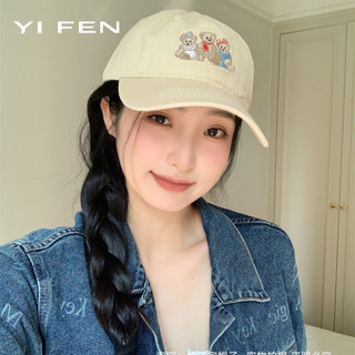 Mũ YIFEN Xuân Hè Gấu Thêu Mũ Bóng Chày Cao Cấp Cảm Giác Bốn Mùa Phù Hợp Với Mũ Chống Nắng Phiên Bản Hàn Quốc Thường Ngày Mũ Dễ Thương