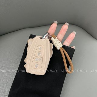 Vỏ chìa khóa ô tô bằng silicon Geely Thích hợp cho EX2 / EX2 Pro / Geome EX5 EV / Dihao / Xingrui / Boyue / Xingyue / Galaxy