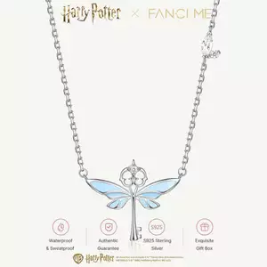 Harry Potter x FANCIME Vòng cổ bạc Sterling Thiết kế phát sáng trong bóng tối