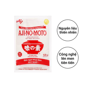 Bột ngọt Ajinomoto gói 1.8kg hạt lớn/ 2kg hạt nhỏ