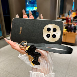 Thích Hợp Cho Pisin 7pro Tay magic8pro6pro Dây magic6 Phong Cách Mới Màu Đỏ Tay Bảo Vệ Vinh Quang Mặt Dây Chuyền Hoa Văn Năm Mới Khung Xe Da Cao Cấp