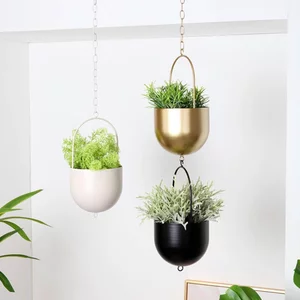 Giỏ treo thẩm mỹ Bắc Âu Chậu trồng cây treo lâu trôi Nhẹ cho ban công