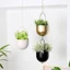 Giỏ treo thẩm mỹ Bắc Âu Chậu trồng cây treo lâu trôi Nhẹ cho ban công