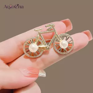 AqToCna Thời Trang Cá Tính Xe Đạp Hình Thổ Cẩm Nam Nữ Giải Trí Đi Xe Đạp Thể Thao Quà Tặng Phụ Kiện Trang Sức AqToCna