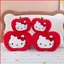 BH2 Sanrio Hello Kitty Plushie Hoạt Hình Dễ Thương apple Cotton Đồng Hành Búp Bê Gối Mềm HB2
