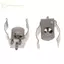 Ge 10 Cái Mạ Niel Lò Xo Thép Dập Kim Loại 18650 BC-1719 Pin Liên Hệ Kẹp 18650 Pin Phụ Kiện n