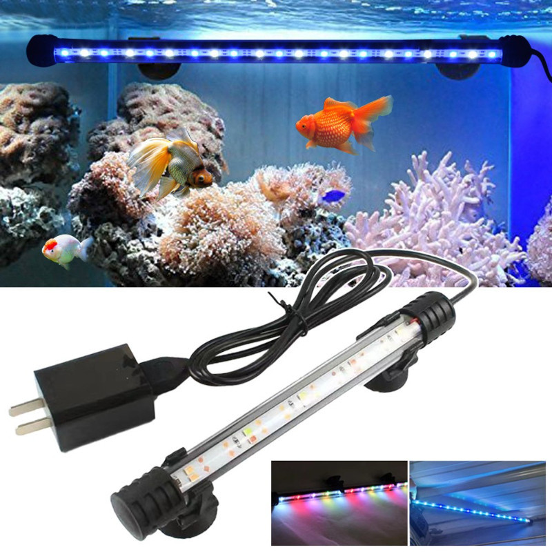 Đèn LED Ngâm Chìm Bể Cá 17-57cm, Chống Nước, Làm Đẹp Hồ Cá, Dễ Dàng Vệ Sinh, Phù Hợp Với Hầu Hết Các Bể Cá