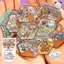 Nhãn dán kiến trúc nội thất TUYỆT VỜI, Nhãn dán sổ lưu niệm DIY Chủ đề PET 7, Die Cut Giải nén Kích thước lớn Nhãn dán cảnh Sách Dự án DIY