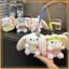 Siyuyan Lovable Bunny Sang Trọng Móc Khóa Mini Thú Nhồi Bông Cho Đảng Ủng Hộ Và Túi Goodie VN