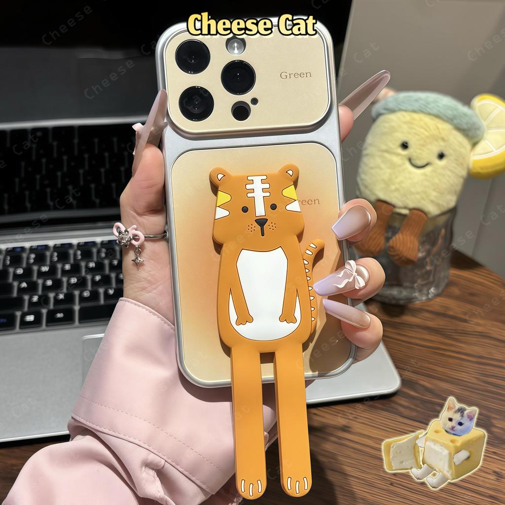 Chân Dài Chó Hổ Điện Thoại Da Ốp Lưng Điện Thoại iPhone 17 Pro Max 16 15 14 11 12 13 Pro Max Xs Max XR