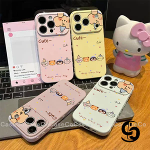Ốp Lưng Cho Oppo A3X A15 A35 A16 A7 A18 A31 A58 A60 A57 A77 A54 A3 A5i A38 A17 Bìa mềm hình động vật mini dễ thương