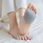 Miếng đệm chân trước vô hình DARON, Đệm chân trước năm ngón chống trượt, Phụ kiện giày Đế lót thoáng khí bằng lụa băng Tất nửa chân khiêu vũ