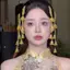ECK Dây Xích Dài sel Kẹp Tóc Cho Nữ Hoa Chuông Hình Kẹp Tóc Cô Dâu Cưới Dân Tộc Tóc Trang Sức HOT