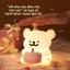 Papa Light [Line Puppy Night Light] Đồ chơi Niche Quà tặng cho bé trai bé gái Bạn gái Cặp đôi Quà tặng sinh nhật
