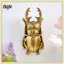 B & N Gạc Vàng Bọ Cánh Cứng Treo Tường Đồ Trang Trí Trang Trí Phòng Khách Treo Tường Túi Trưng Bày Côn Trùng Treo Tường Trang Trí.