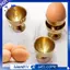 Bộ đựng trứng vàng 8 bằng thép không gỉ, dành cho trứng luộc mềm cứng Dụng cụ nhà bếp Cốc trứng