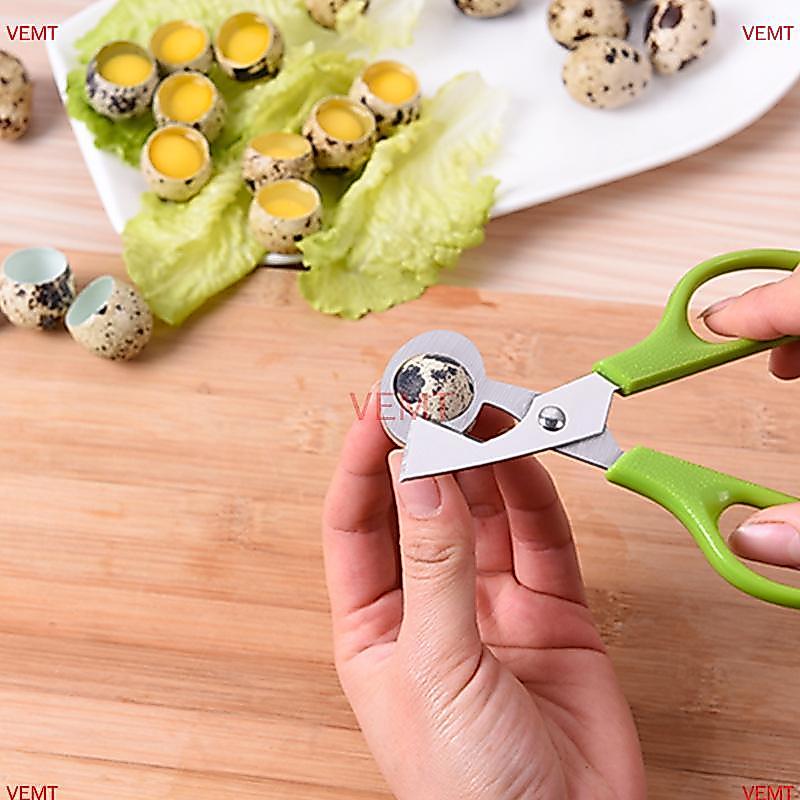 [VG] Kéo Trứng Thép Không Gỉ Quail Trứng Kéo Dụng Cụ Mở Trứng Mở Lưỡi Cắt Sáng Tạo Bộ Dụng Cụ Cho Phụ Kiện Nhà Bếp MỚI