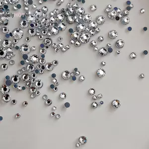 JULYHOT 1000 / 1440 Chiếc Kim Cương Giả SS3-SS20 FlatBa Strass May & Vải May Móng Tay Nghệ Thuật Trang Trí Massivedeals