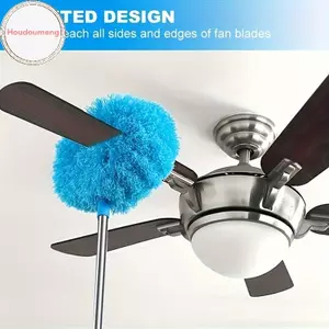 Quạt trần bằng sợi nhỏ Hodou Kéo dài lên đến 80cm Bàn chải lau bụi có tay cầm dài có thể tái sử dụng để làm sạch dễ dàng tại nhà VN
