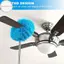 Quạt trần bằng sợi nhỏ Hodou Kéo dài lên đến 80cm Bàn chải lau bụi có tay cầm dài có thể tái sử dụng để làm sạch dễ dàng tại nhà VN