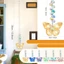 6 Chiếc Acrylic Pha Lê Bướm Suncatcher Treo Trang Trí Cầu Vồng Máy Làm Mặt Dây Chuyền Lăng Kính Giả Cho Cửa Sổ