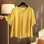Áo Sơ Mi Voan VN, Áo Thun Nữ Tay Ngắn, Size Lớn, Phong Cách Hàn Quốc Mới, Vừa Vặn, Che Bụng, Slim-Fit, Phong Cách Phương Tây, Thích Hợp Với Trọng Lượng 100kg Áo Sơ Mi Nhỏ Cho Bé Gái Plump.