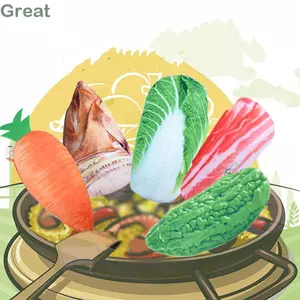 Túi đựng tiền xu bút GREA Đồ dùng học sinh dễ thương Sáng tạo Rau mô phỏng mới lạ