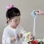 Ngọt Ngào Đầy Hoa Streamer Ruột Lớn Dây Buộc Tóc Ba Chiều Lớn Dây Buộc Tóc Cô Gái Đầu Hoa Dây Cao Su Trẻ Em Phụ Kiện Tóc