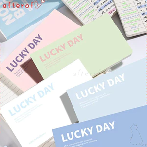 Sổ tay Mini AFTEROF, Notepad lật ngang, Sổ tay bỏ túi bìa cứng 64 trang để chạy xuống từ vựng Danh sách việc cần làm hàng ngày