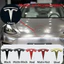 Biểu tượng Logo kim loại Tesla Model 3 / Y - Bộ thay thế thân trước hoặc sau Bộ phận trang trí ngoại thất Phụ kiện ô tô