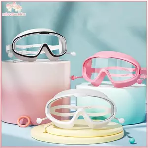 THÊM Kính lặn chuyên nghiệp khung lớn chống thấm nước và chống sương mù trực tuyến phổ biến, kính bơi người lớn BSS